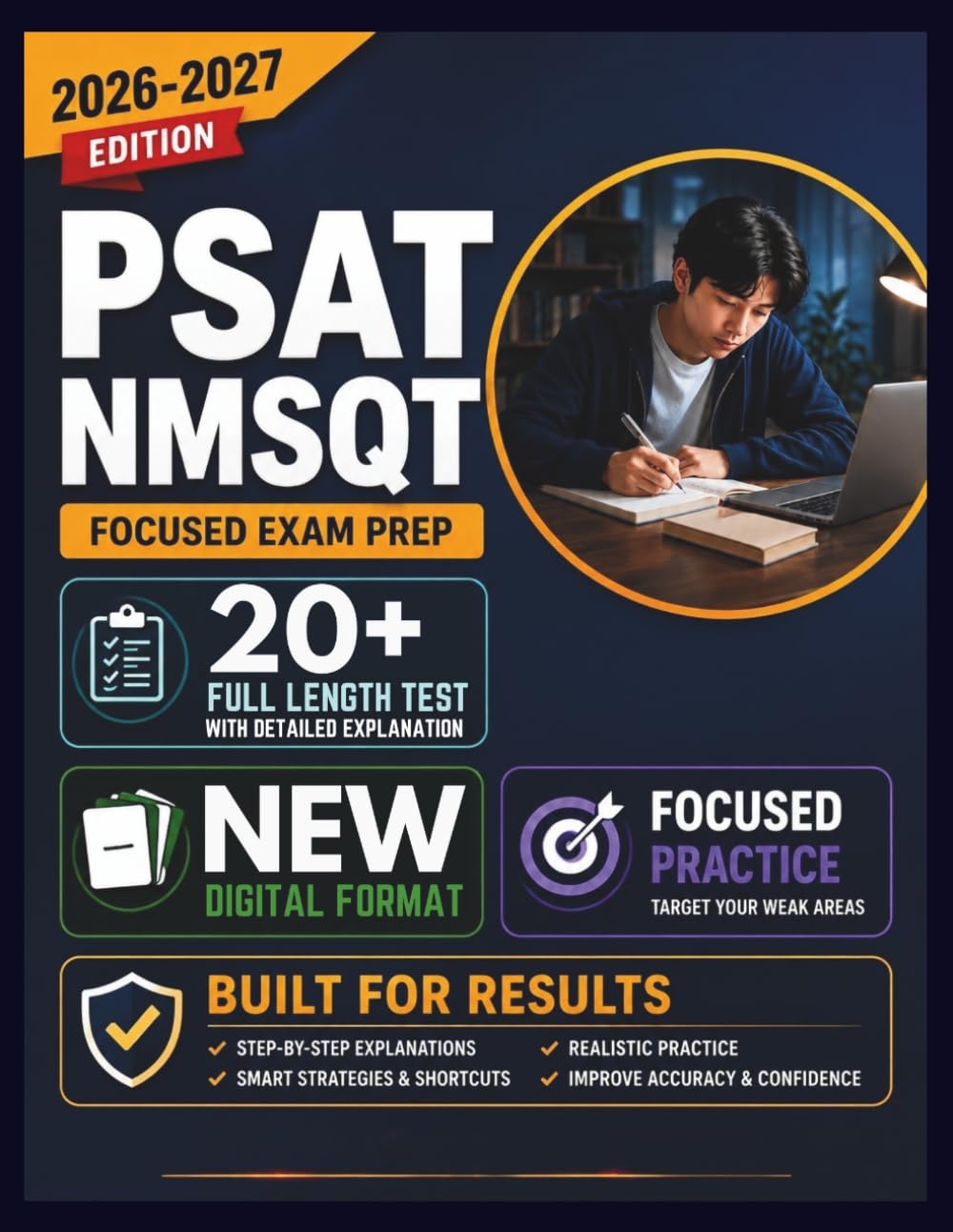 Digital PSAT/NMSQT Focused Exam Prep: The Advanced Guide For High Performance, 20 Full Length Test With Detailed Explanation To Earn National Merit And Beat Your Colleagues