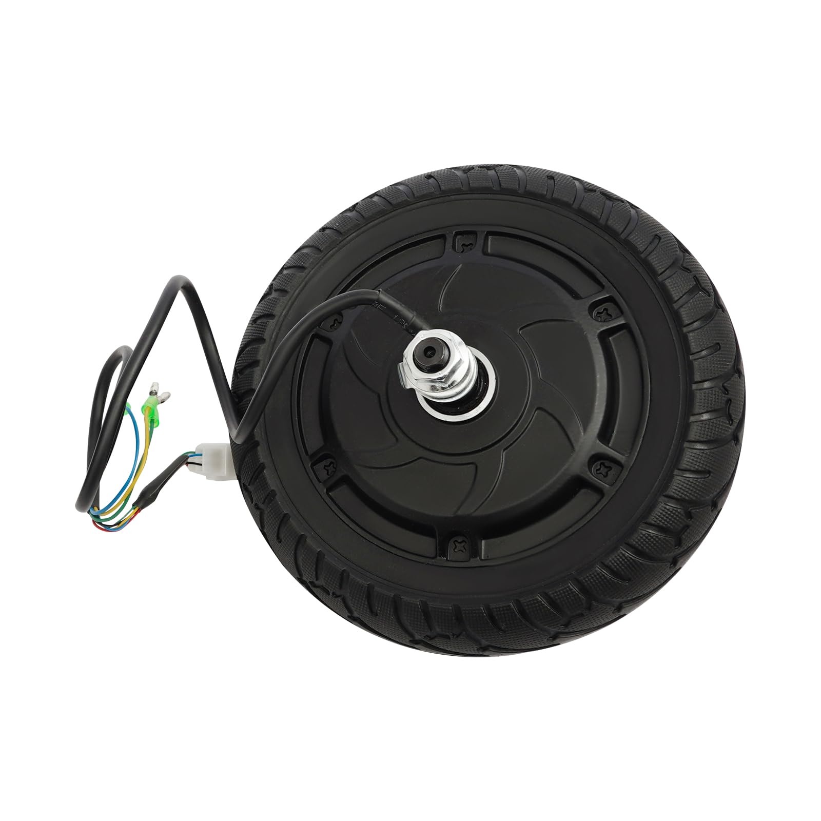 Motor de rueda de 8 pulgadas, kit de conversión de motor de 350W, kit de conversión de motor con marcha atrás, kit de conversión de motor eléctrico de CC de 24/36/48V, 740 rpm, interruptor de 3