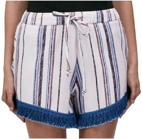 Bermuda Carpenter Rayas - Shorts Mujer | Kaotiko