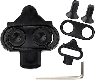 Bike Cleats, Steel Bicycle Shoe Cleats, Strong Bicycle Cleats Cycling Shoes Clips Cleats for Bike Shoes Bike Pedal Cleats for Men Women Compatible with Shimano SPD SM-SH51