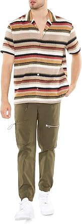 Forever 21 Mens Toggle Drawstring Cargo Joggers