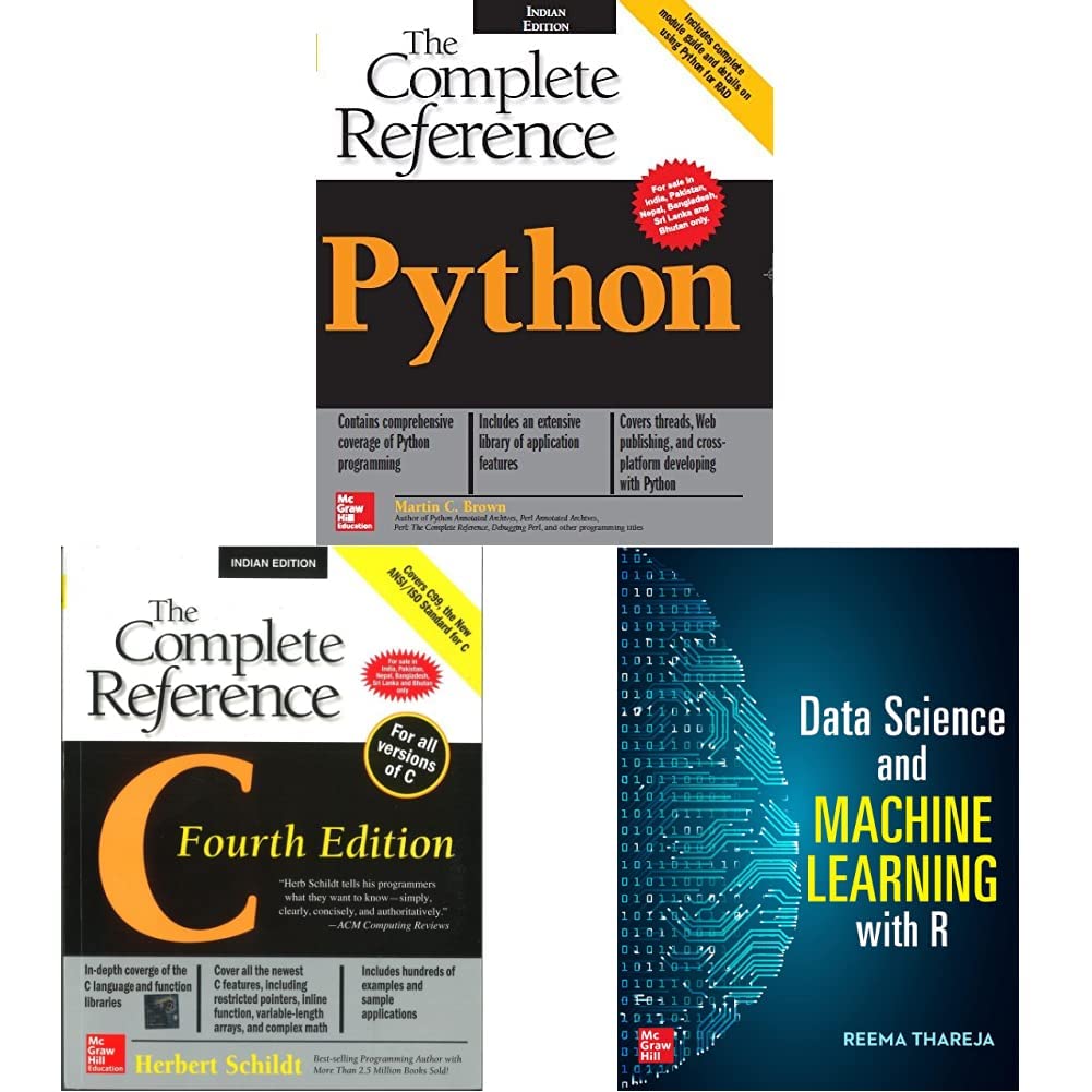 Buy Python: The Complete Reference & C: The Complete Reference & Data ...
