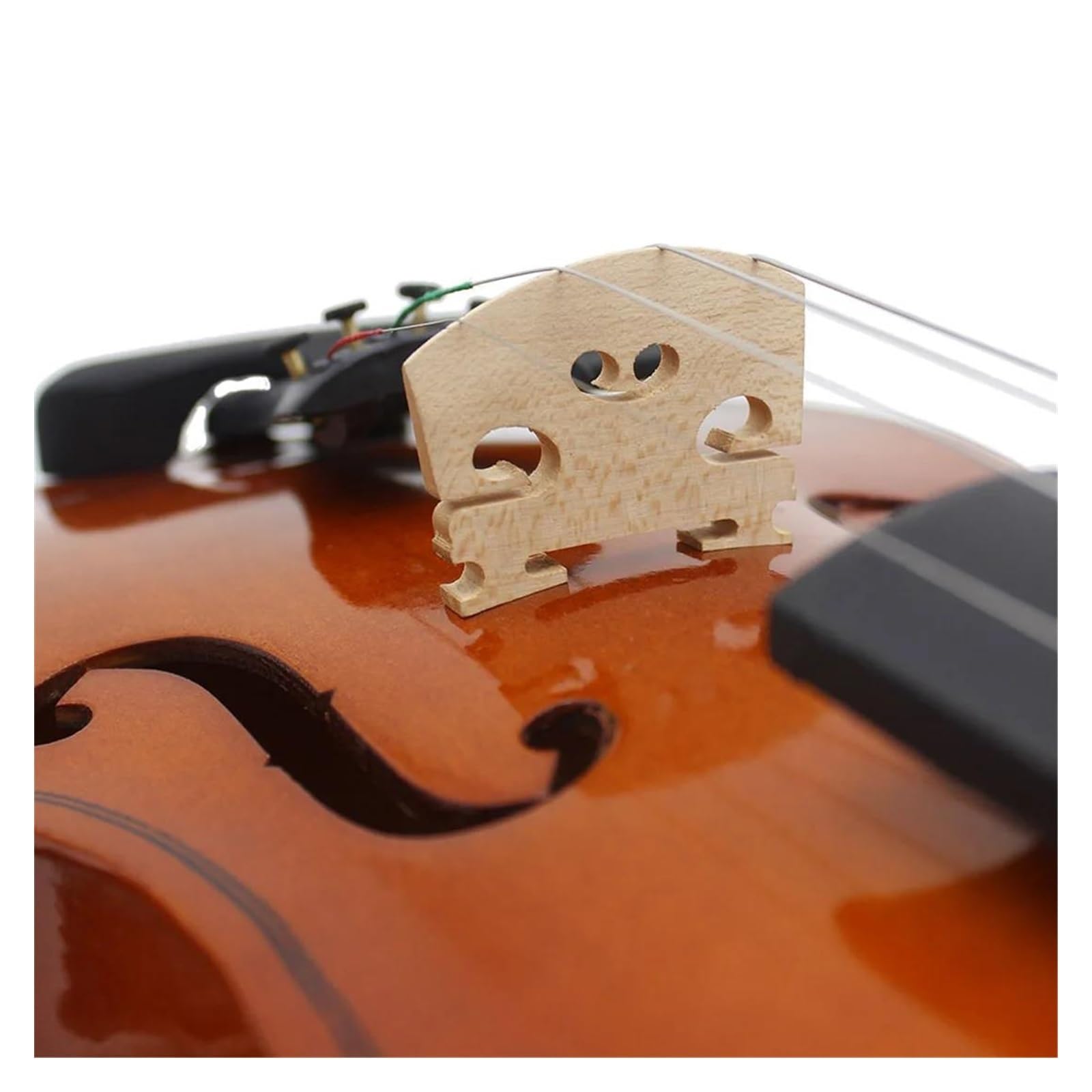 Instrumento De Violín Violín De Madera Maciza De 1/4 Con Estuche Accesorios Instrumento De Cuerda Profesional(4/4)