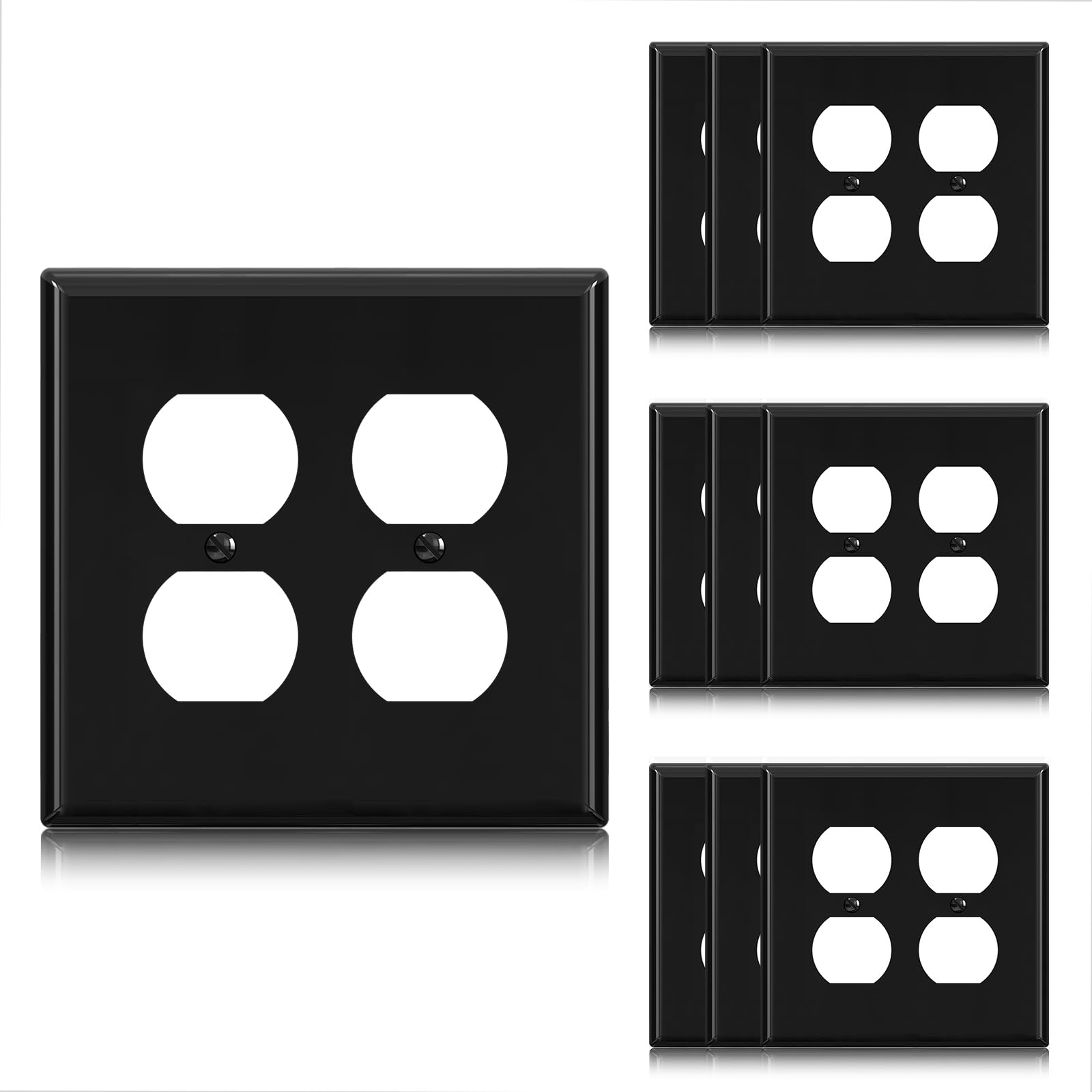 ELEGRP White Wall Plates - Durable & Easy Install -15 ELEGRP White Wall Plates - Durable & Easy Install -15