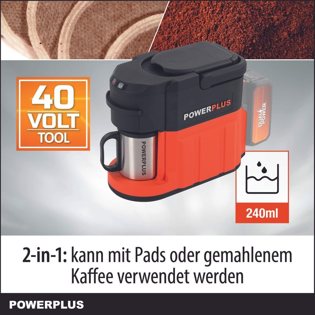 Macchina da caffè 40 V (Senza batteria)