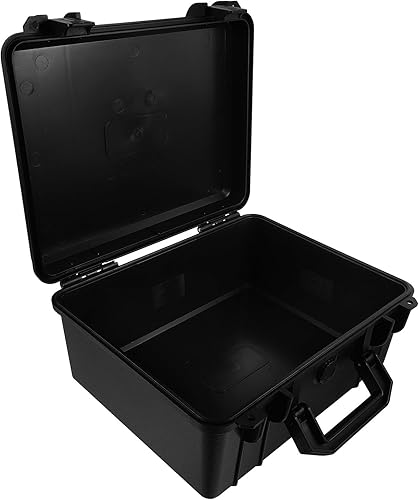 Lockable Plastic Tool Box Organizer Portable Multifunctional Storage Case for Travel Outdoor Use Compact Rugged Design with Reliable Closure for