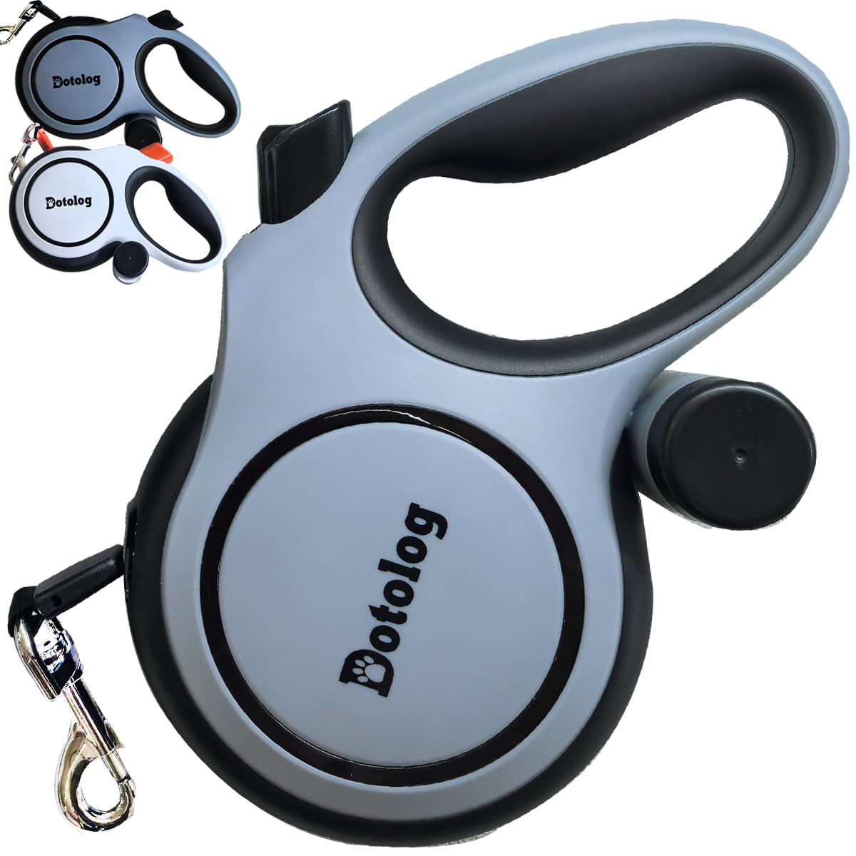 Retractable Dog Leash, Dotolog 26ft Extendable Lead, Tangle-Free Pet Retractable Lead with One-Touch Lock