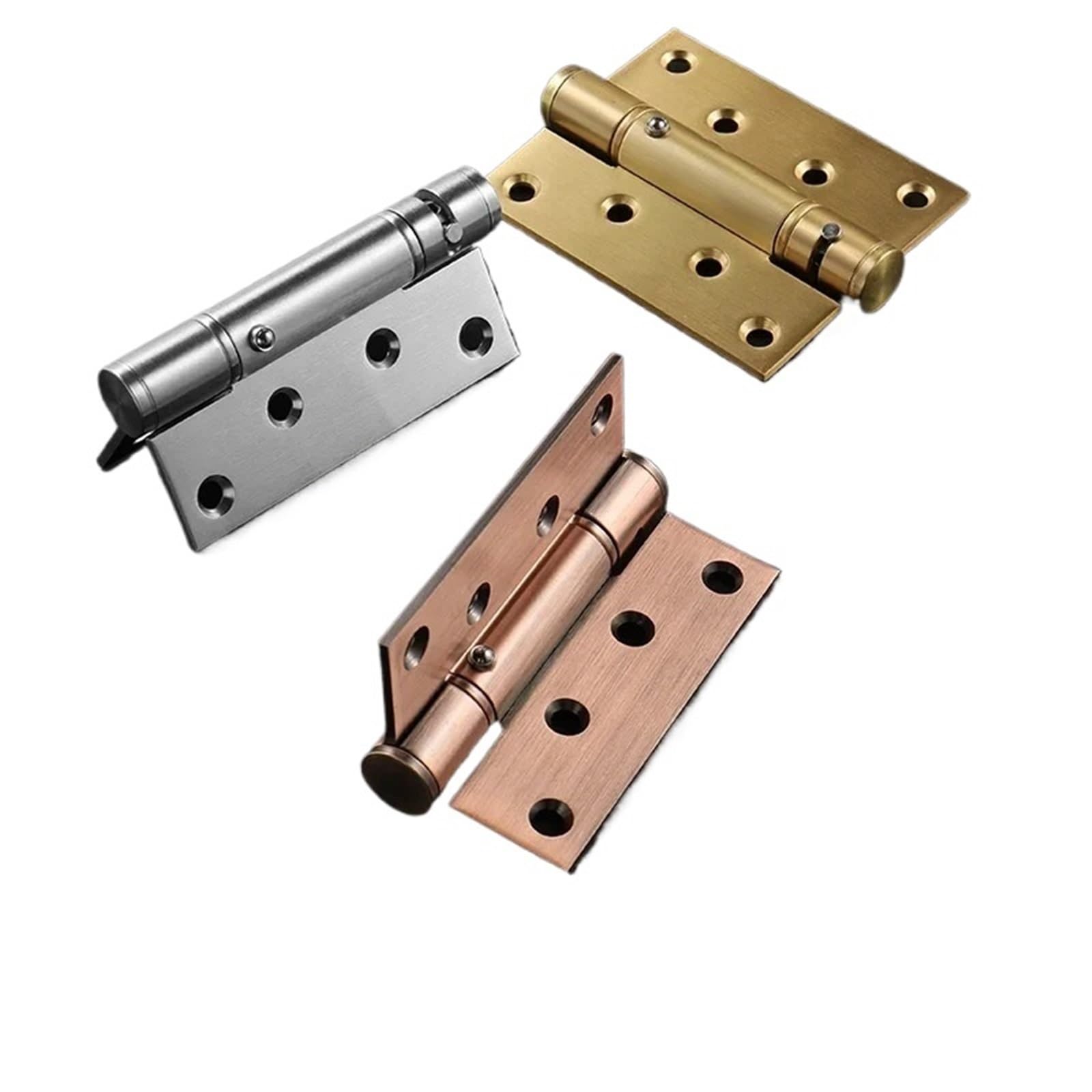 Kdhcvkz Brass 1Pcs Invisible Door Hinge Wooden Door Spring Hinge(Brass)