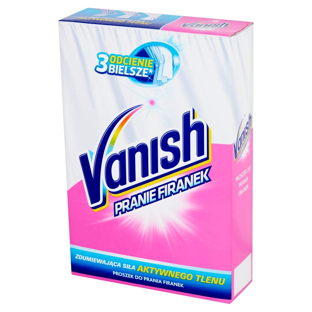 Vanish 0083898 Proszek do Prania Firanek, Wielokolorowy, 400g