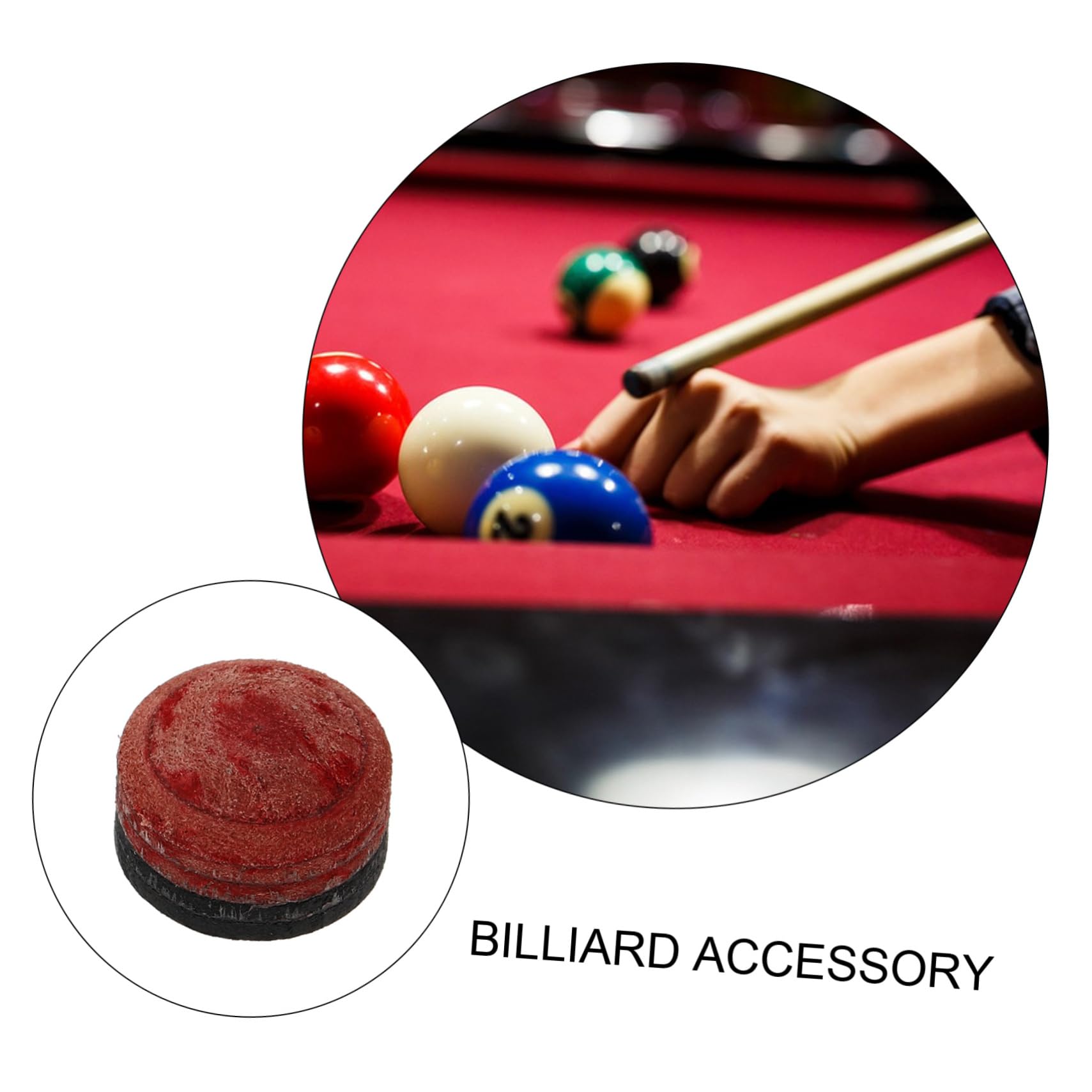 Abaodam Sturdy Billiard Tips Replacement for Pool Sticks Pool Tips Easy to Install Lightweight and Portable for Beginners and Enthusiasts