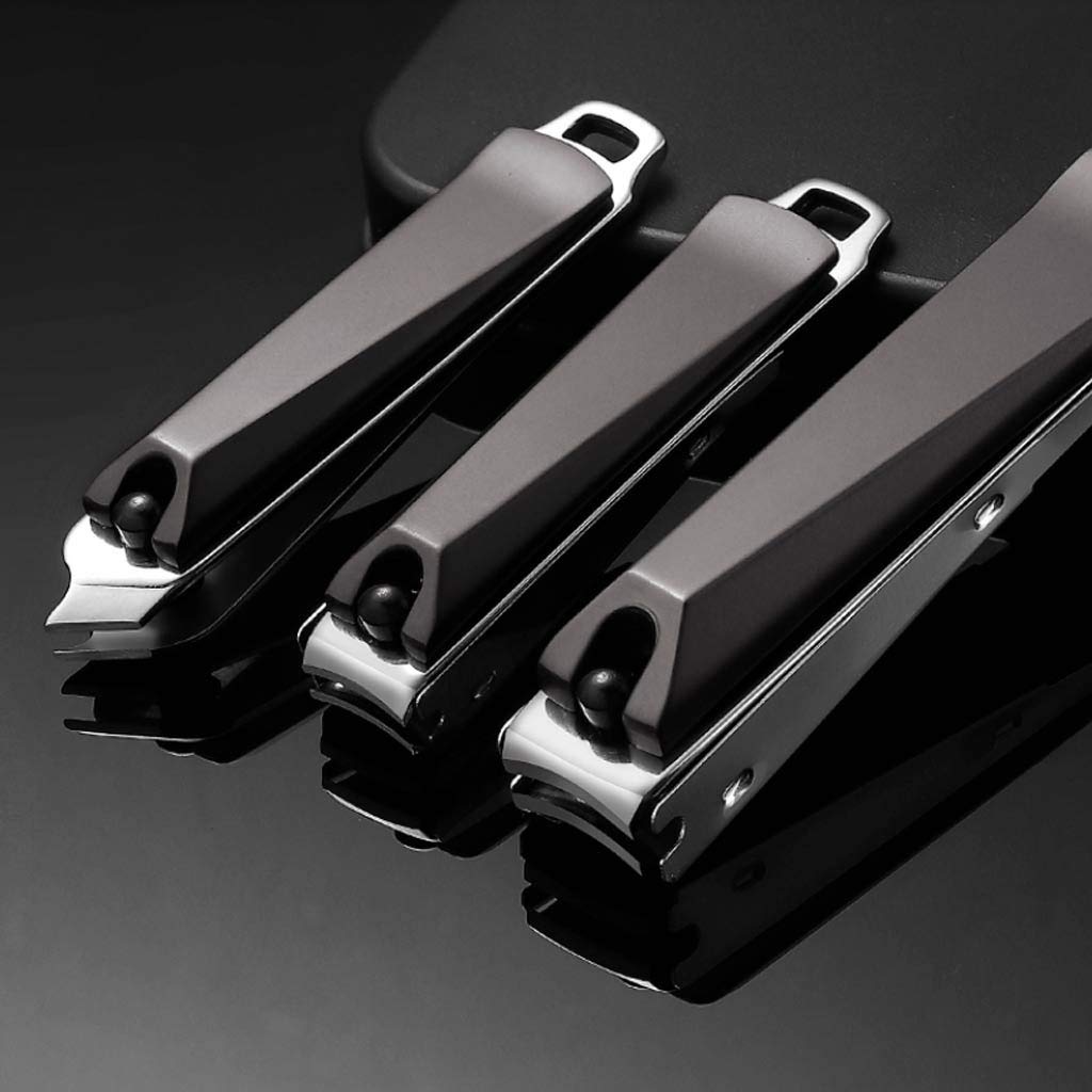 Household Anti-splash Nail Clippers Single Stainless Steel Nail Clippers Set Small Large Oblique Pedicure Nail Clippers