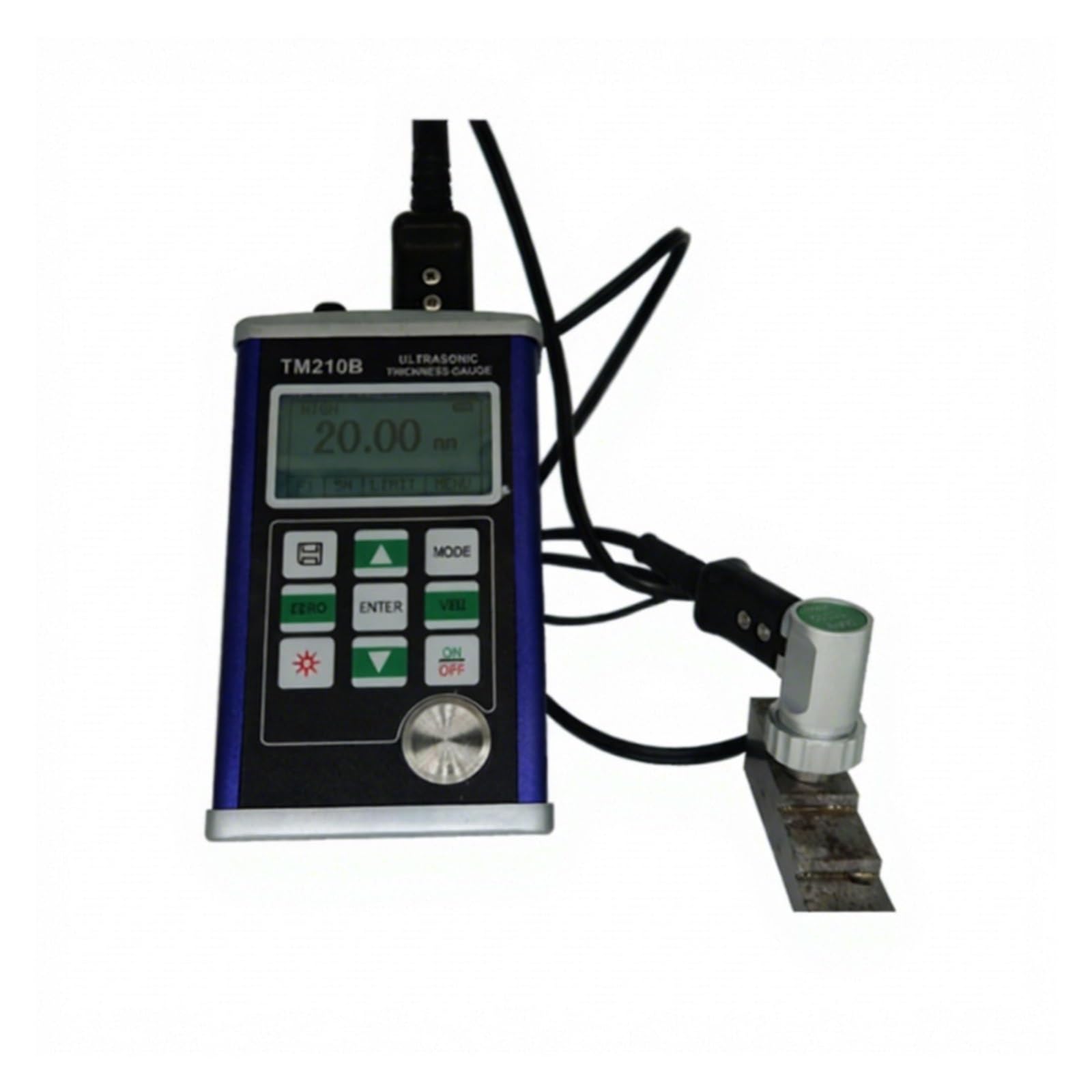 Ultrasonic Thickness Gauge TM210B Probe-Zero Function Sound-Veloctiy-Calibration for Industrial Inspection