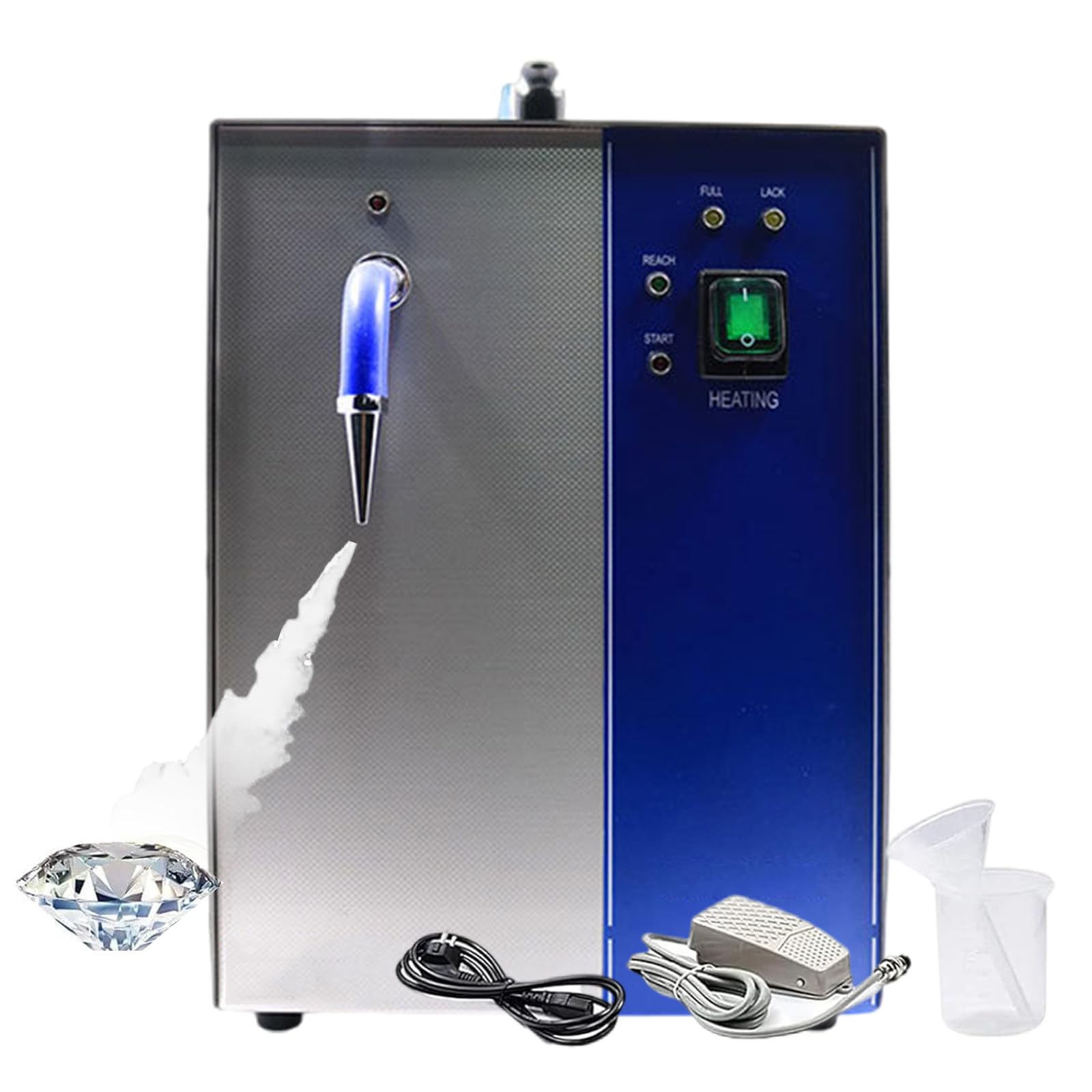 2L 4L Jewelry Steam Cleaning Machine with Pedal Switch 135 Gold Silver Jewelry Steam Cleaner Pro Gem Steam