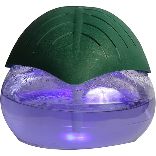Ssanvi Humidifier Revitalizer Hygiene Portable Room Air Purifier and with Led Lights, Run Time: 16 Hours? Perfect for Living Rooms, Kitchen, Office & Hotels (24 * 24 * 12 cm,Green)-750 Ml