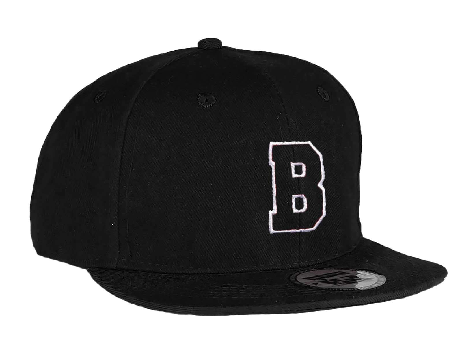 Mfaz Morefaz Ltd Boys B Kids Adult Size Hats Snapback Flat Peak Hat Oy Girl Casual Aseball Cap A-Z Alphabet (, Adult)