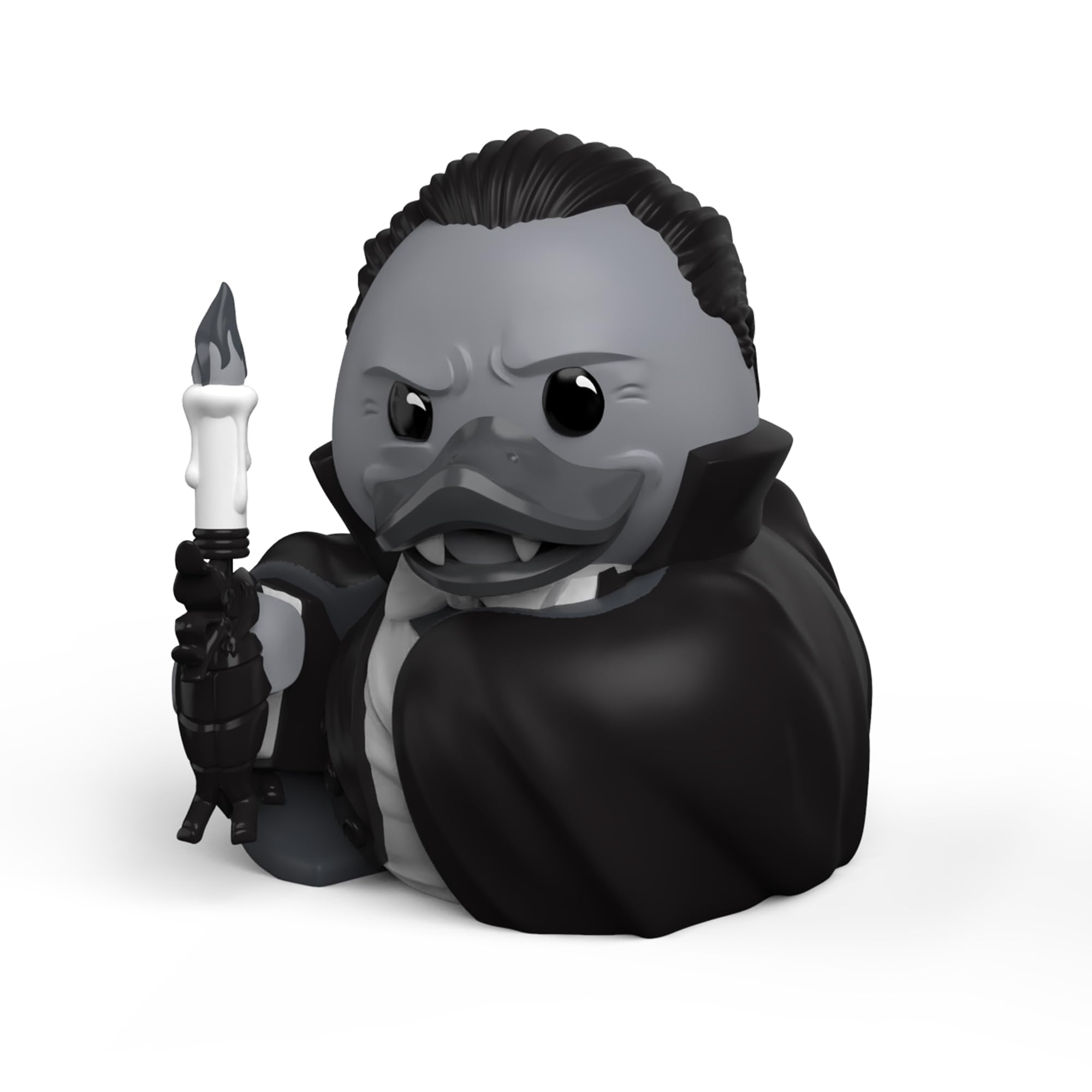 TUBBZ First Edition: Horror - Black and White Dracula Cosplaying Horror Rubber Duck Vinyl Figure