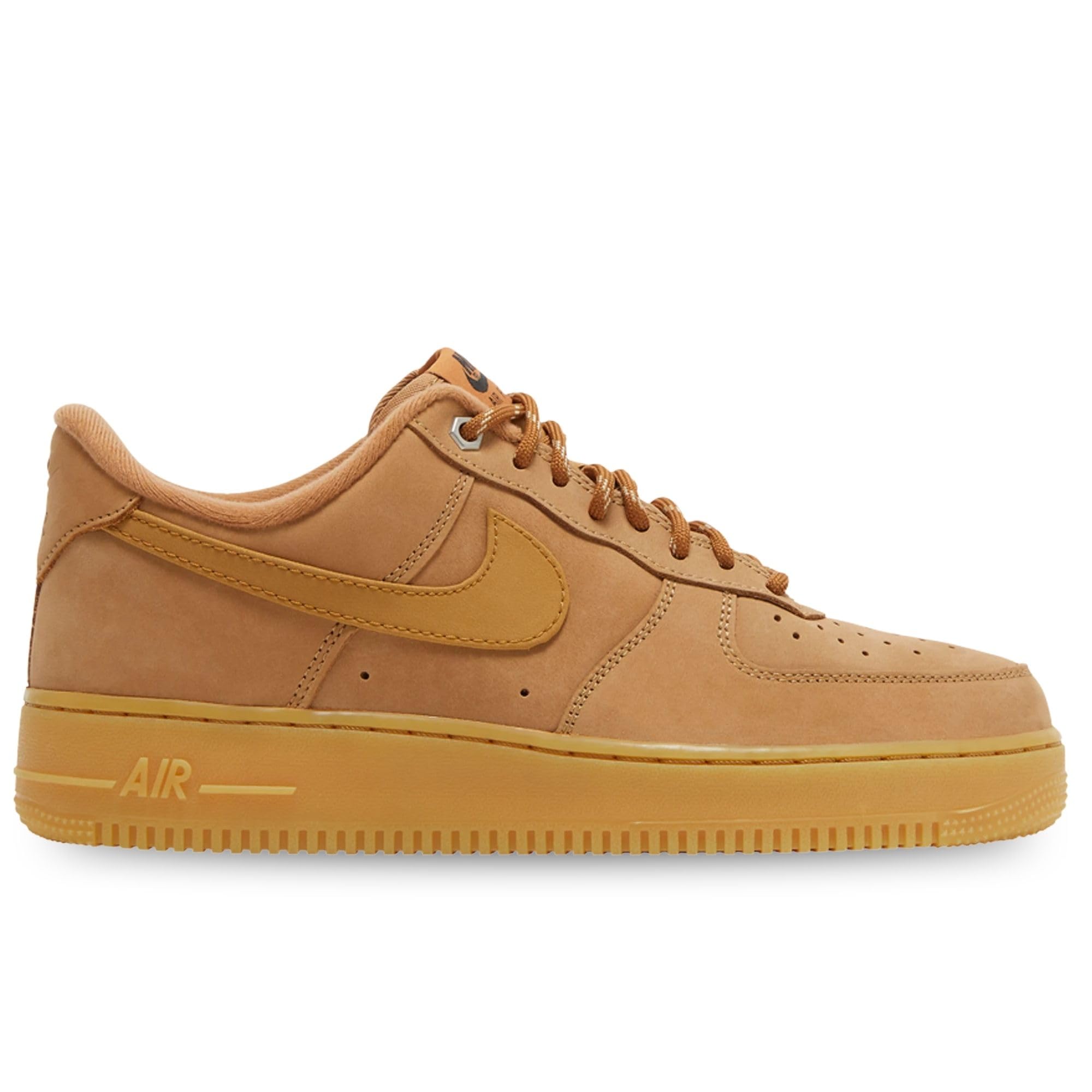NIKE CJ9179-200 Air Force 1 '07 WB Men Flax/Wheat-Gum Light Brown-Black UK 9
