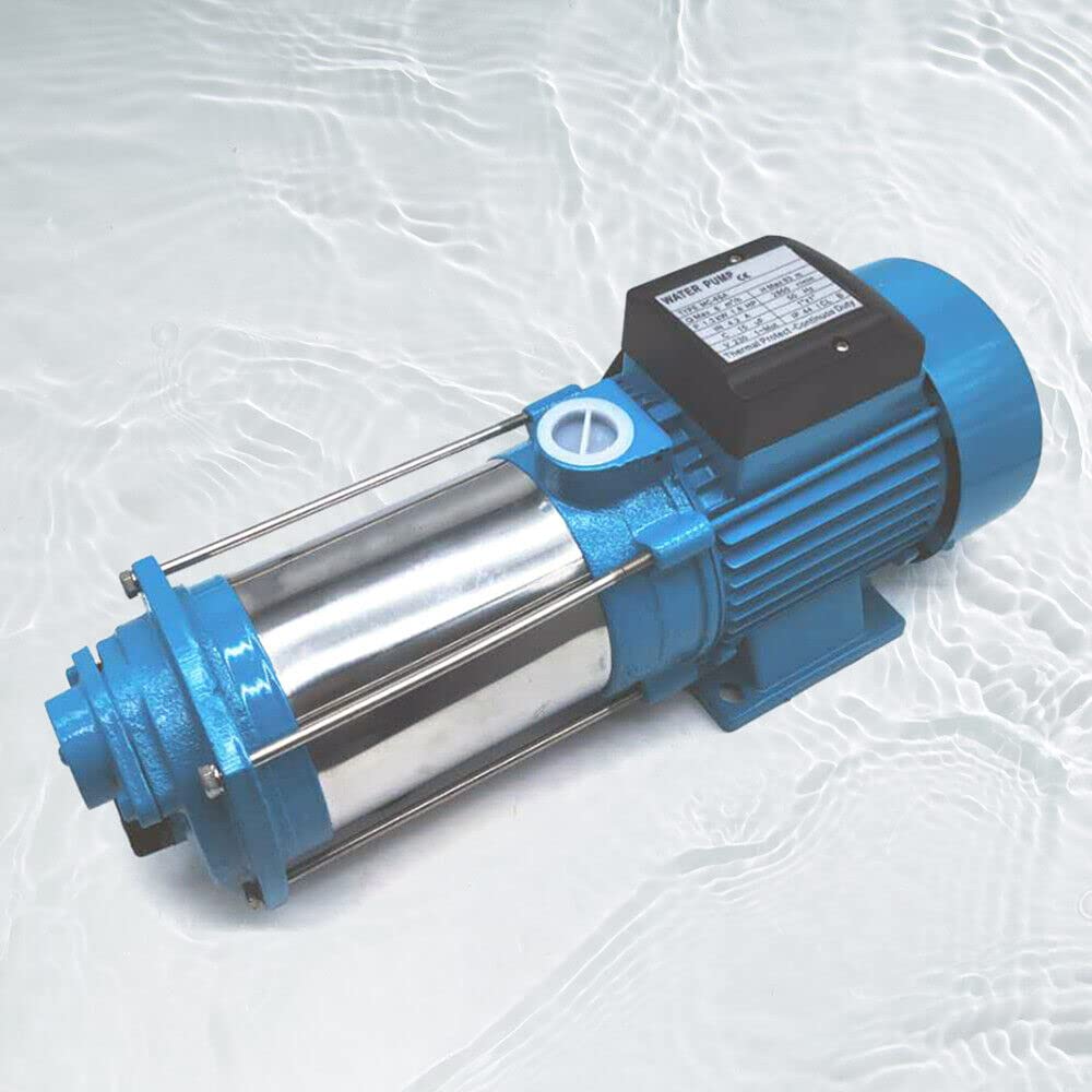 Pompa centrifuga da giardino, 1300 Watt, 4000 l/h, pompa professionale a getto d'acqua, centrifuga, 9,8 bar