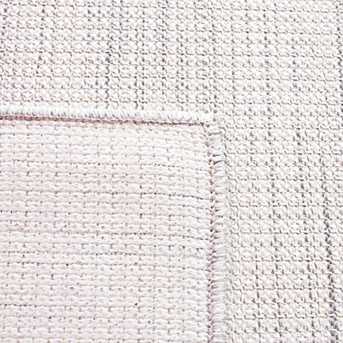 Tapete SAFAVIEH Hampton 4' x 6' Ivory y Gris miniatura 6