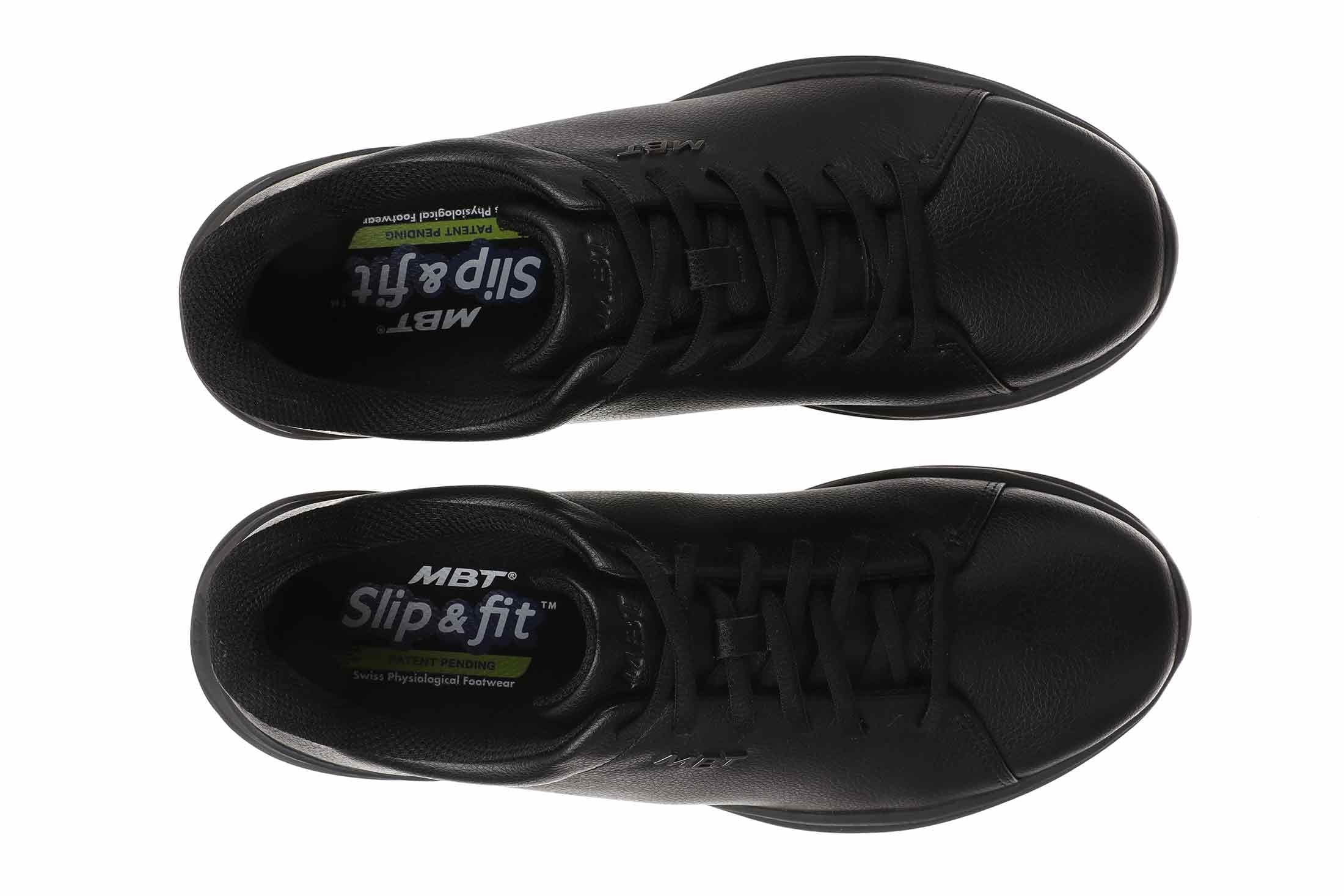 MBT SF-4000 Zapatillas de Mujer. Deportivas Caminar Anatómicas y Cómodas. Calzado Fisiológico de Confort y Estabilidad con Suela Balancín. Color Negro