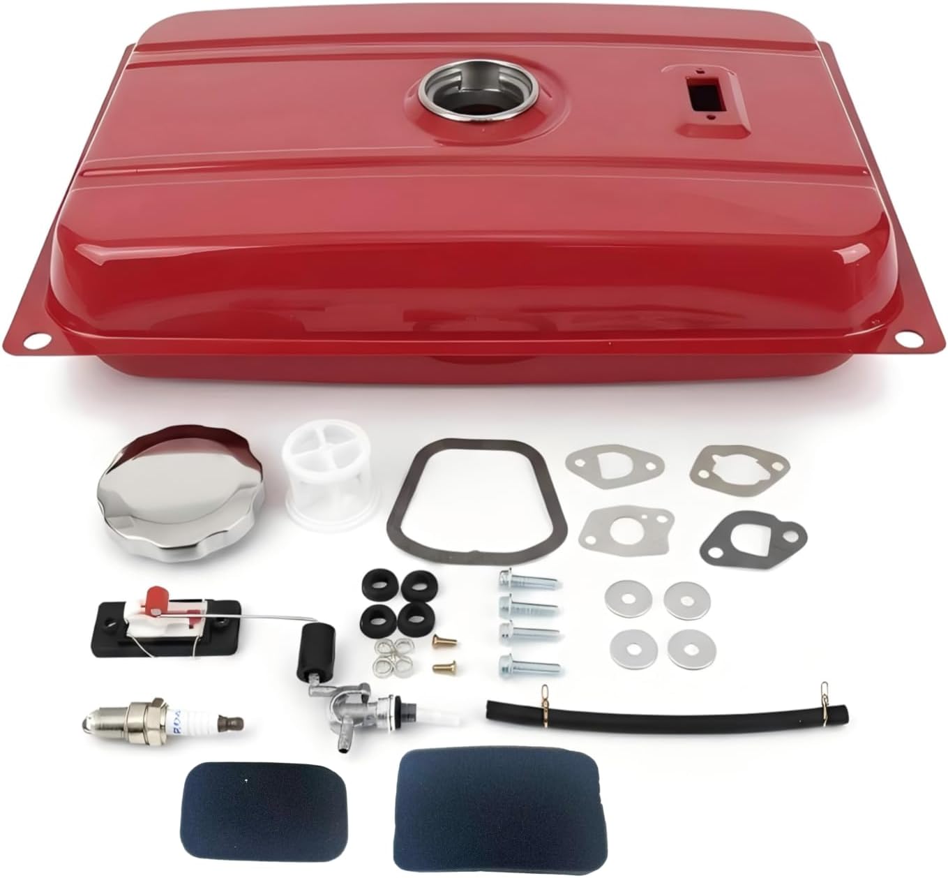 FDJ 7 Gallon Universal Generator Gas Tank specifically designed for Honda (EB5000, EB6500, EM5000, EM6500 series) and Predator (6500, 7000, 8750, 9000) generators replacement for Champion, and Generac