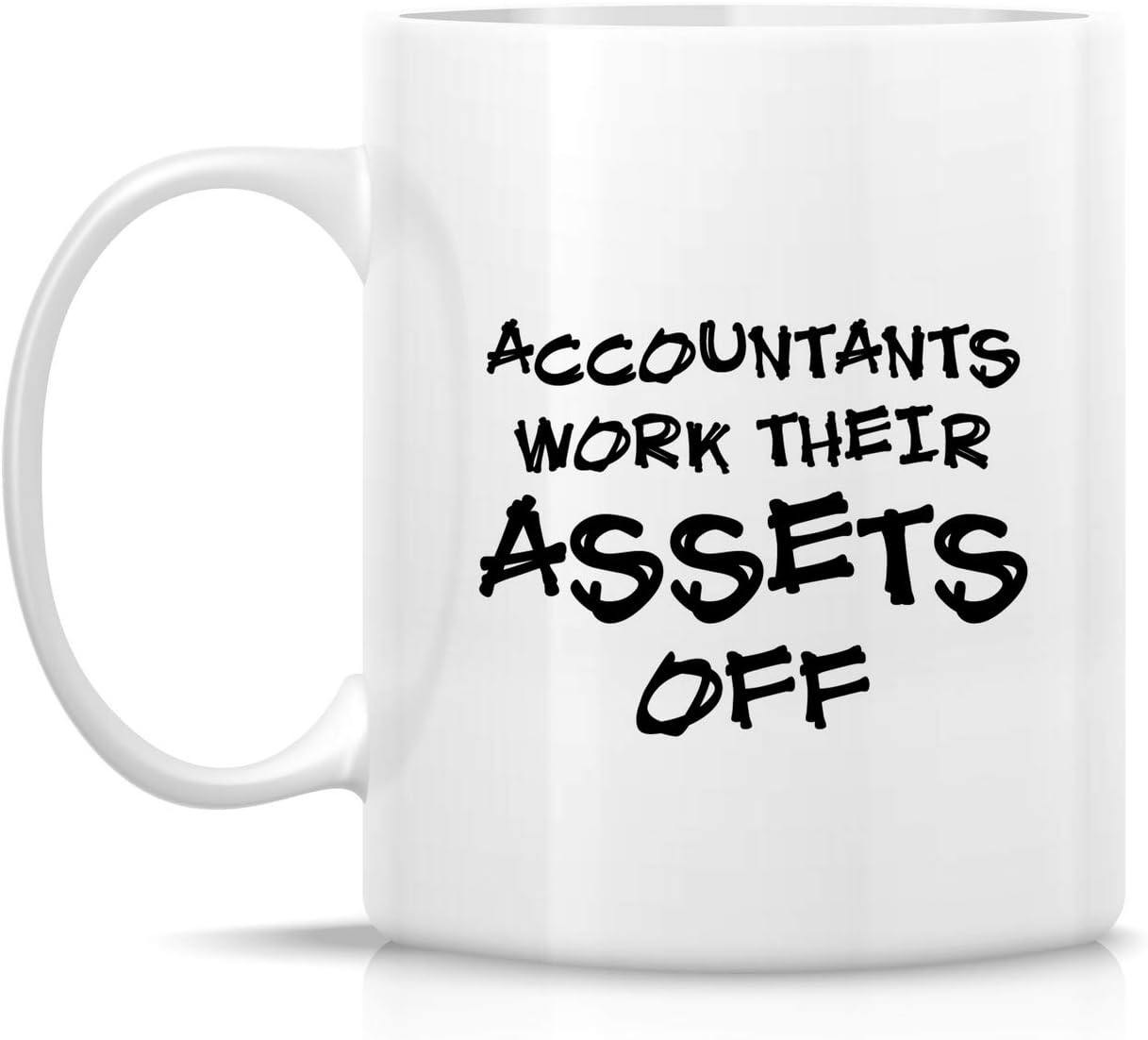 Retreez Funny Mug - Accountants Work Their Assets Off Auditor Accounting 11 Oz Ceramic Coffee Mugs - Funny, Sarcasm, Motivational, Inspirational, birthday gifts for friends, coworkers, dad, mom - Image 2