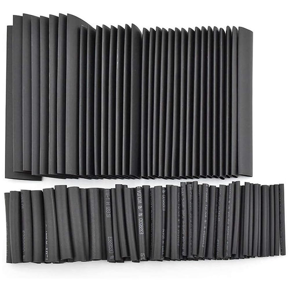 Ehwisbe 127-Piece Heat Shrink Tubing Set, Shrink Ratio 2:1, Electrical Consumables.