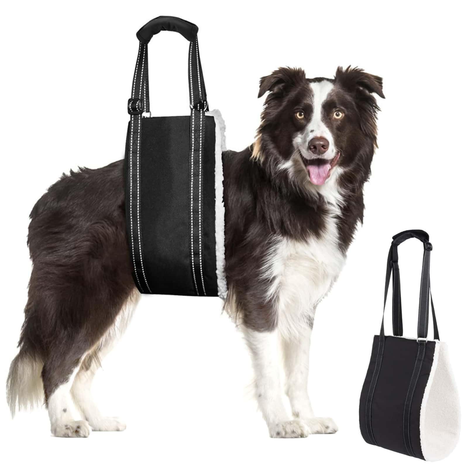 Harnais pour Chien Handicapé, Harnais de Levage Réglable | pour Soutenir Les Chiens Handicapés et Âgés pour Les Chiens de Petite, Moyenne Grande Taille (M)