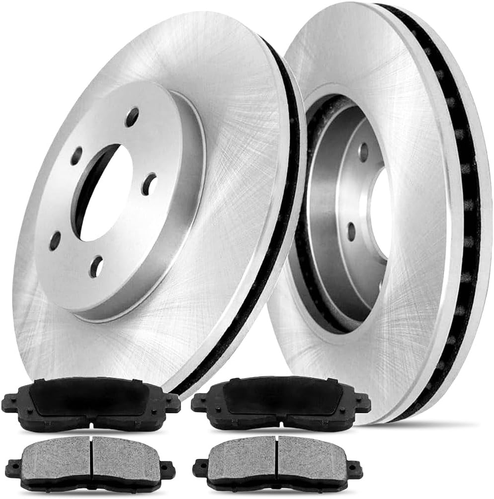 Pastilhas de Freio Cerâmicas e Discos de Freio Traseiros - 6 Peças para Mercedes-Benz S500 5.0L (1994-1999) e S420 4.2L (1994-1999)