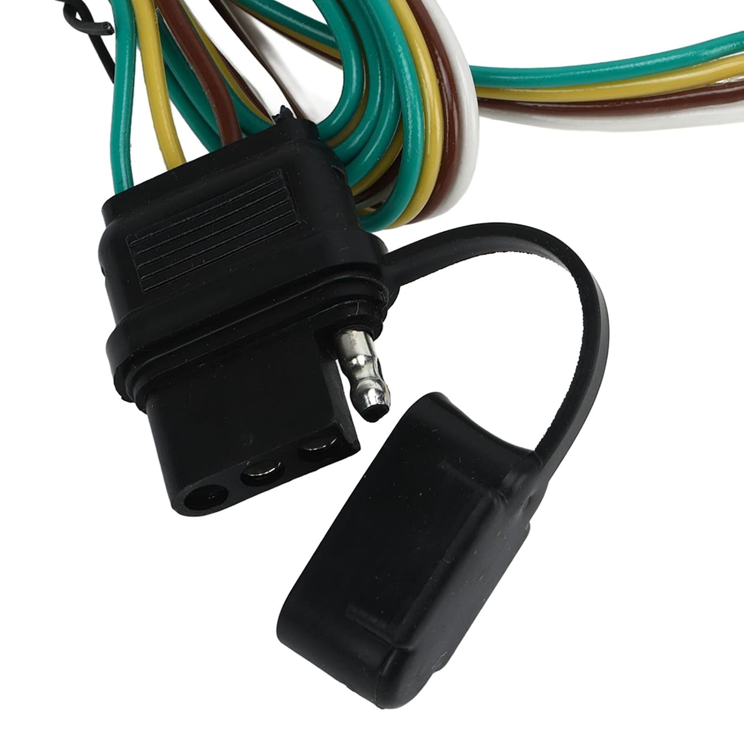 56434, Plug and Play 4 Pin Trailer Wiring Harness Flexible Fast Connection for Car