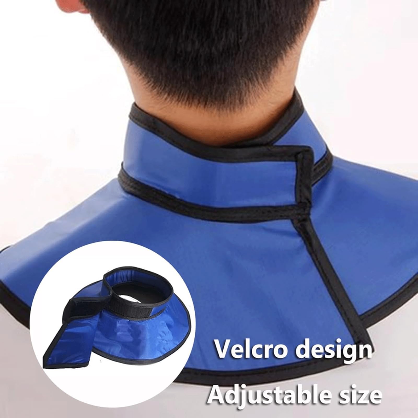esmen Chaleco de Plomo Collar Equivalente a Plomo de 0,35/0,5 mmPb, diseño Autoadhesivo, Collar Envolvente de protección contra Rayos X, Collar Protector para Laboratorios hospitalarios