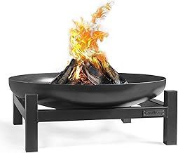 gartendekoparadies.de Exclusive Natural Steel Fire Pit Garden Decoration Steel (70 cm)