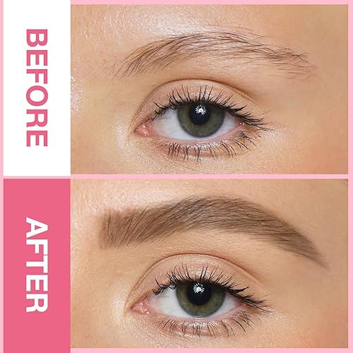 Miniatura 8 de AMY'S DIARY Lápiz retráctil de cejas Balck de 3 piezas, cepillo de cejas de doble cara, punta fina, formas, define, rellena maquillaje para cejas