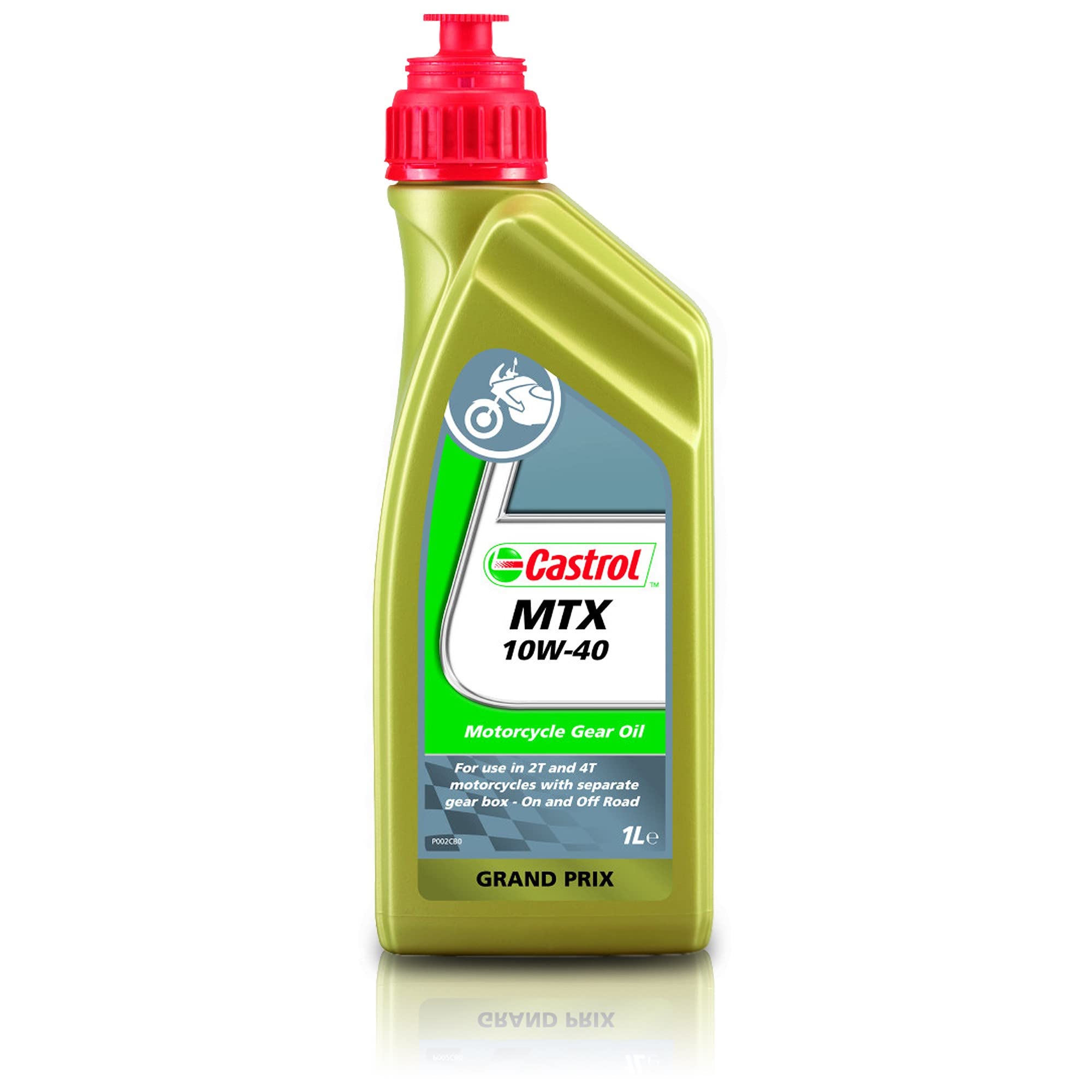 Castrol OLIO LUBRIFICANTE MINERALE MOTORE MOTO MTX 10W-​40 1L