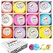 12 Large Bath Bombs Gift Set for Women - 3 Oz Handmade Organic Fizzies With Moisturizing Shea Butter - Perfect for Bubble Spa Relaxing - Gift for Her, Girls, Wife, Mother