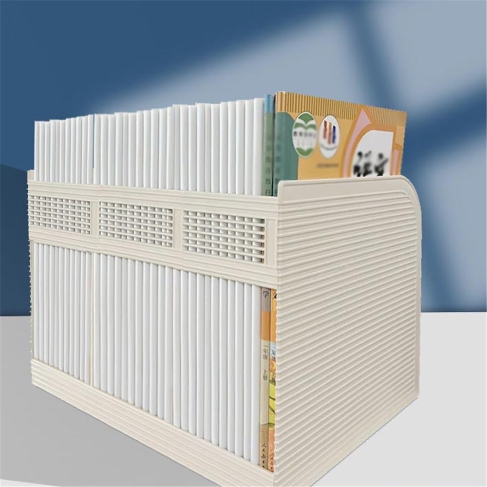 Organizzatori di carta Portadocumenti con 3 scomparti, organizer for documenti, scaffale for armadietto portadocumenti Vassoi per ufficio(Bianco)