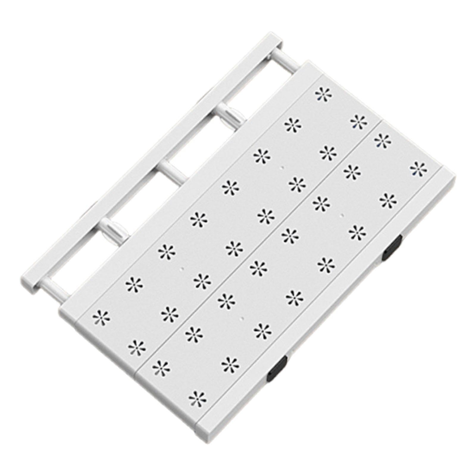 Qianly Schubladenteiler Modularer Organizer Erweiterbare Trennwand rutschfeste Pads Einfache Anbringung für Badezimmer Küche Studentenunterkunft, 30 bis 40 cm
