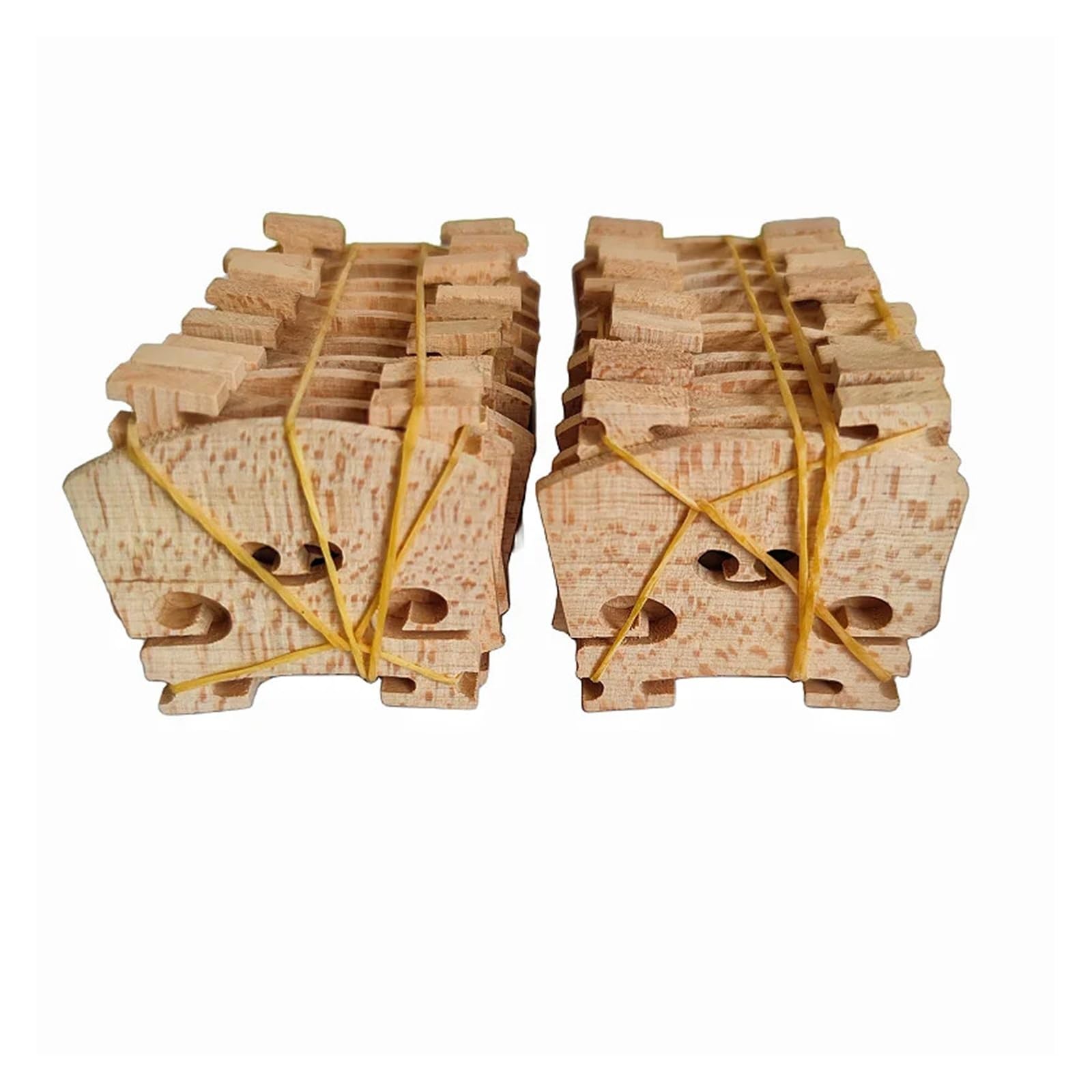 20 piezas 4/4 3/4 1/2 1/4 1/8 accesorios de puentes de violín de madera de tamaño(1-4 size-20pcs)