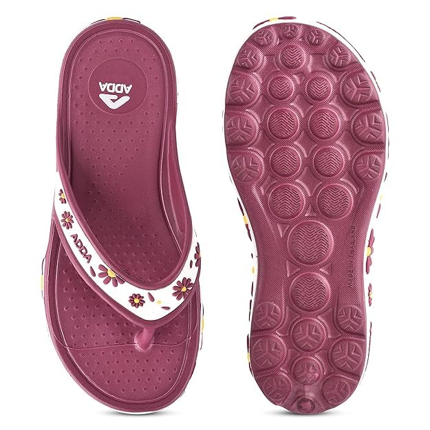 Image of ADDA Slippers for Women || Durable & Comfortable || Anti-skid Sole || Lightweight || Fashionable || Super Soft || Outdoor Slipper