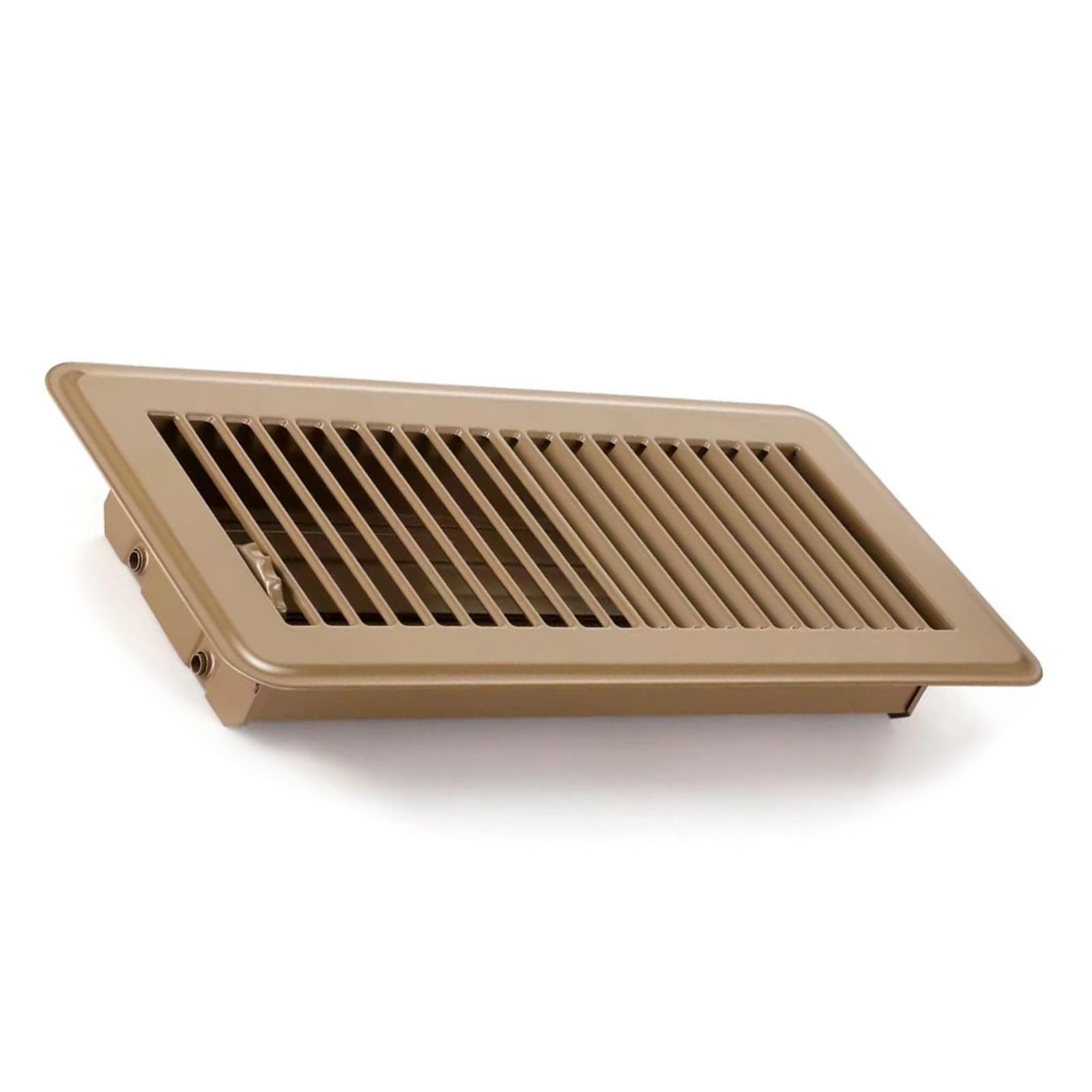 Laikoutd Brown Universals Floor Vent Filter Efficient Metal Floor Ventilation Grille Filter Durability Resistant Grille Resistant Outlet Net