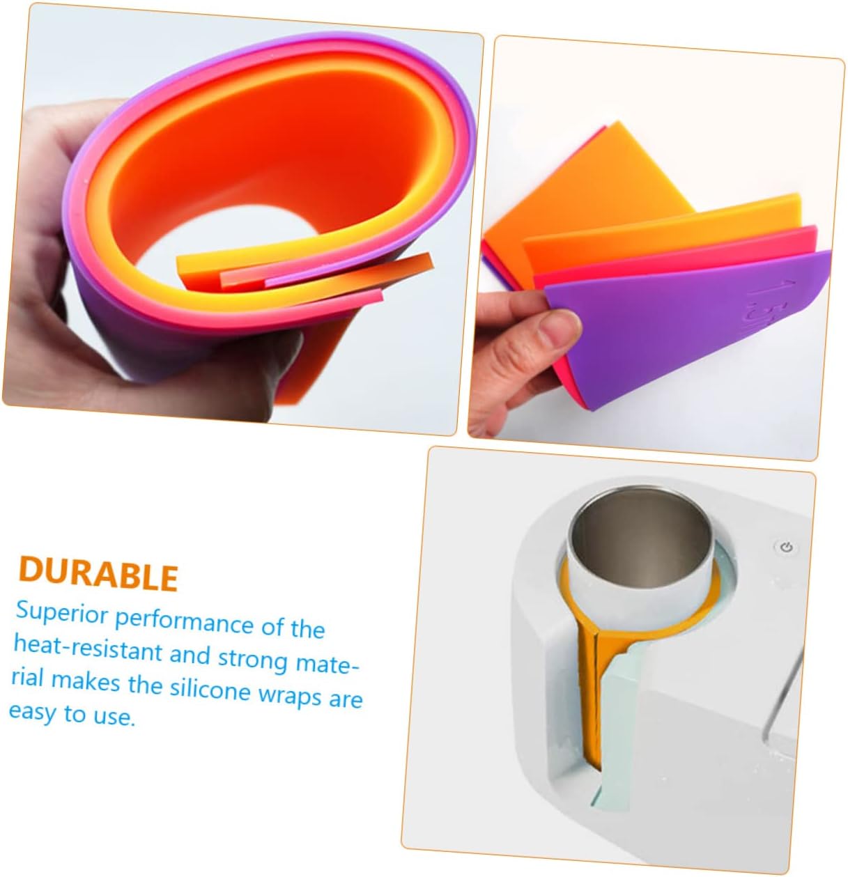 GLSTOY 3pcs - Sublimation Sleeves for Tumbler Press and Practical High-Temperature Printing Wraps for Craft Projects and Mug Press Applications
