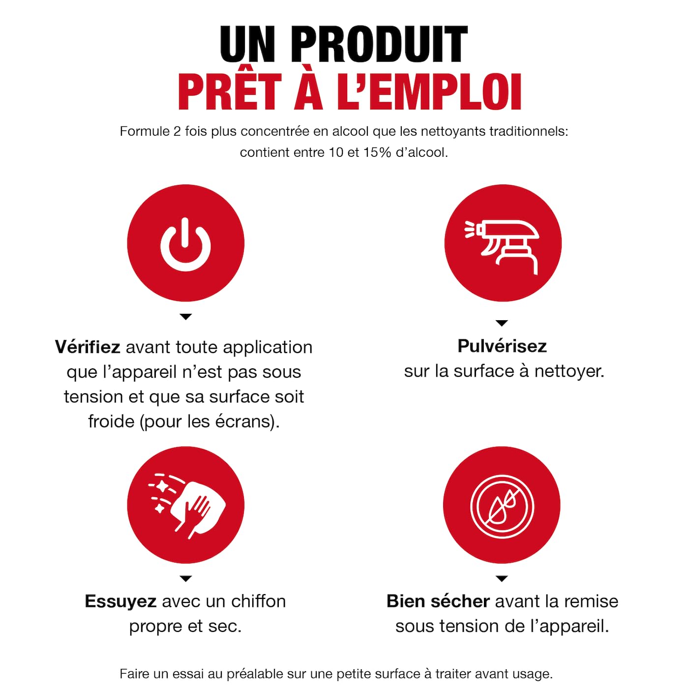 SPADO - Nettoyant vitres en gel - Anti-traces - Anti-pluie - Ne coule pas - Antibuée - pour vitre, miroirs et écran - 750 ML - Fabriqué en France