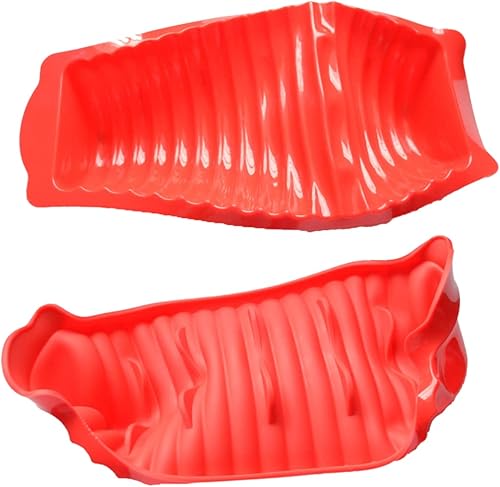 Miniatura 5 de BESTonZON Herramientas de gasa pan francés pan caliente bollo oruga pan rueda de pan pan de silicona para hornear modelo Hot Dog Pastelería DIY