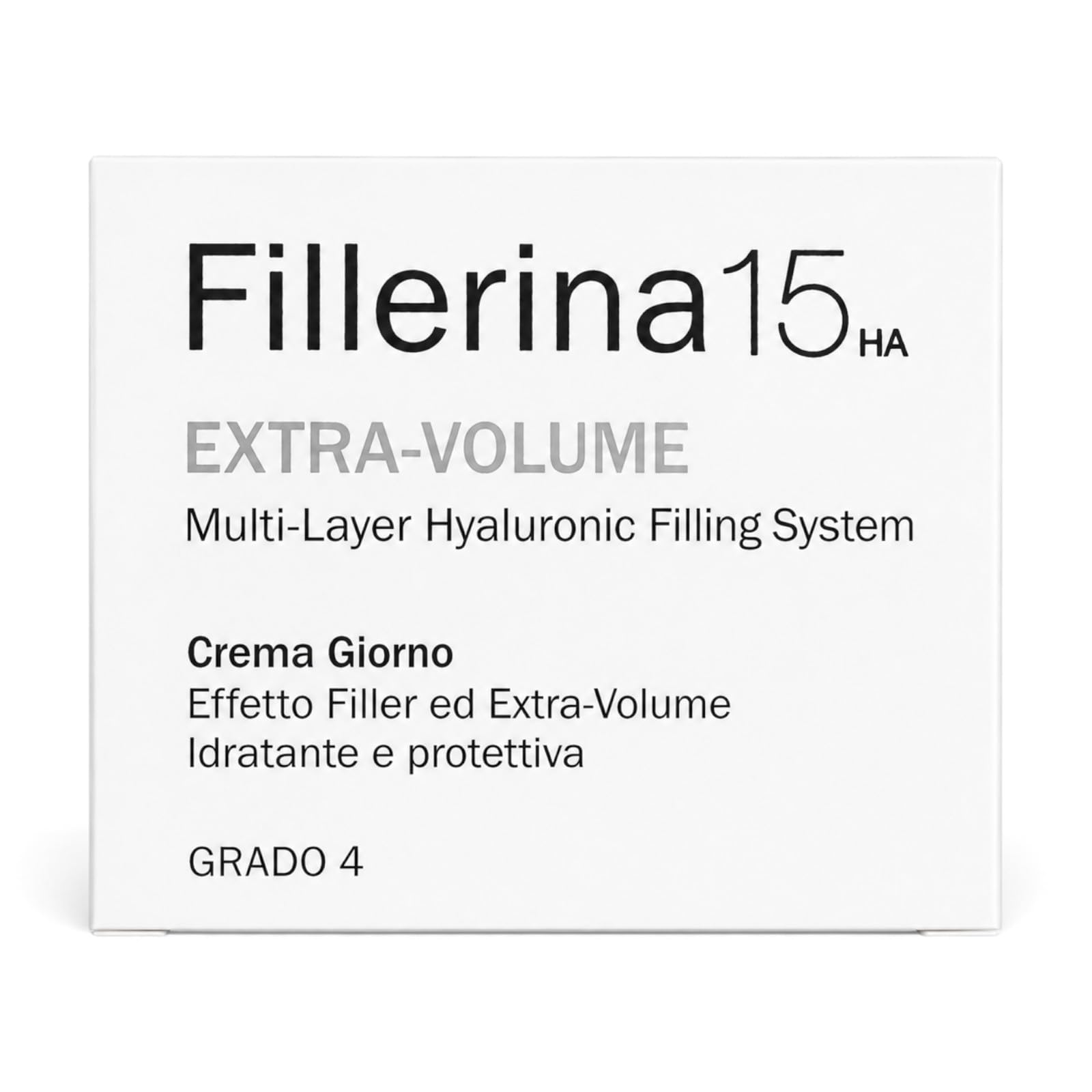 Fillerina 15HA Extra Volume Crema Viso Giorno Trattamento Antirughe Rimpolpante Grado4 Vaso 50 ml