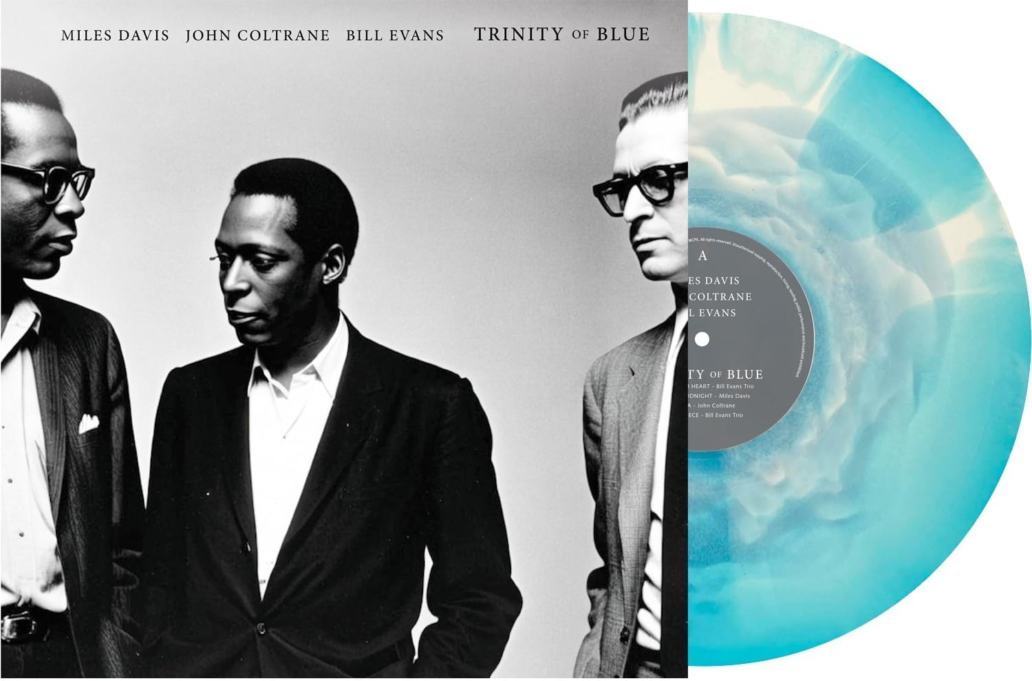 Trinity Of Blue - John Coltrane, Miles Davis, Bill Evans - Limited Color Edition Kind of Blue Era Jazz Compilation, Cool Jazz & Modal Jazz, Audiophile Collector's