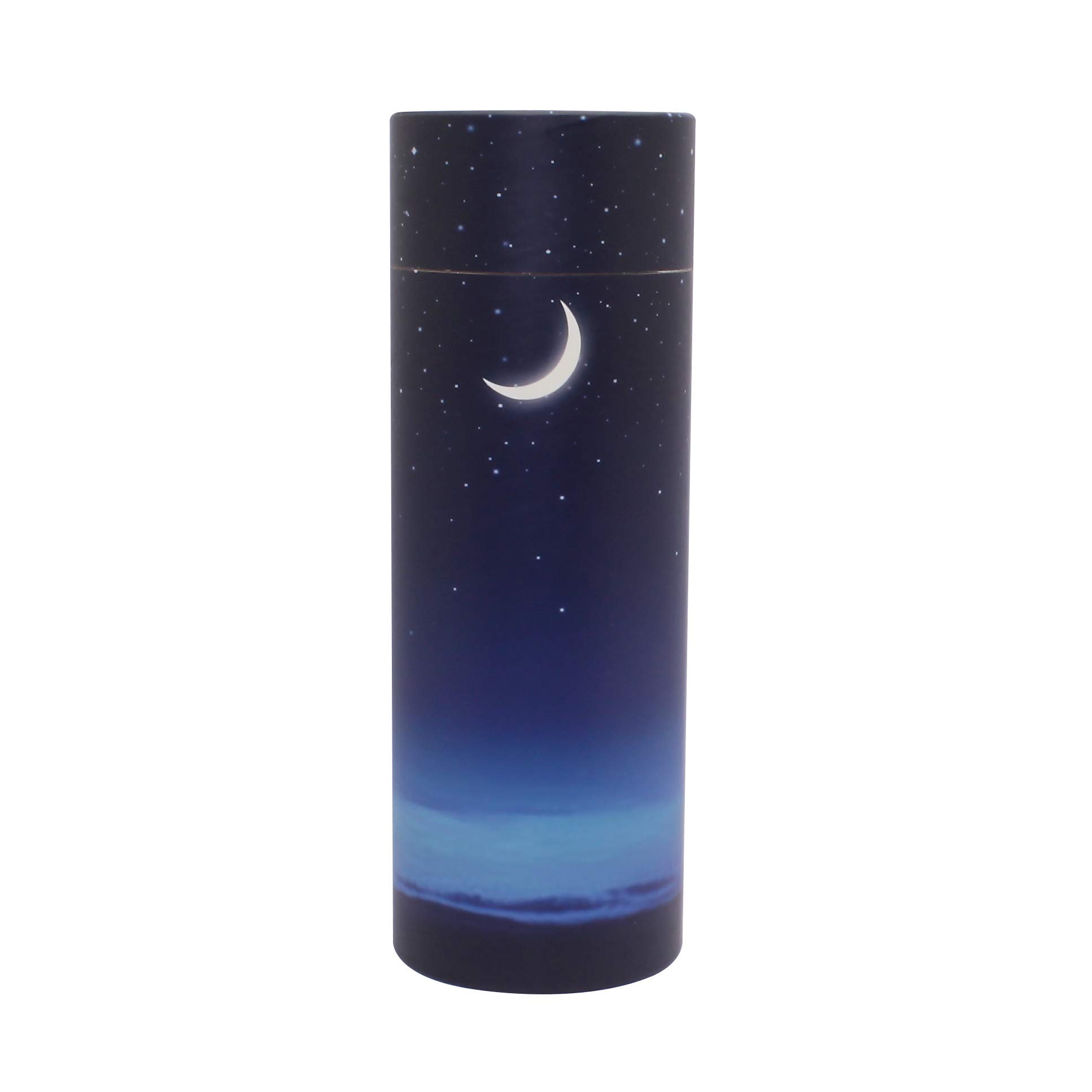 Urnswithlove Starry Night Scattering Ashes Urn, Eco-Friendly Biodegradable Cremation Urn Scatter Tube ( Large)