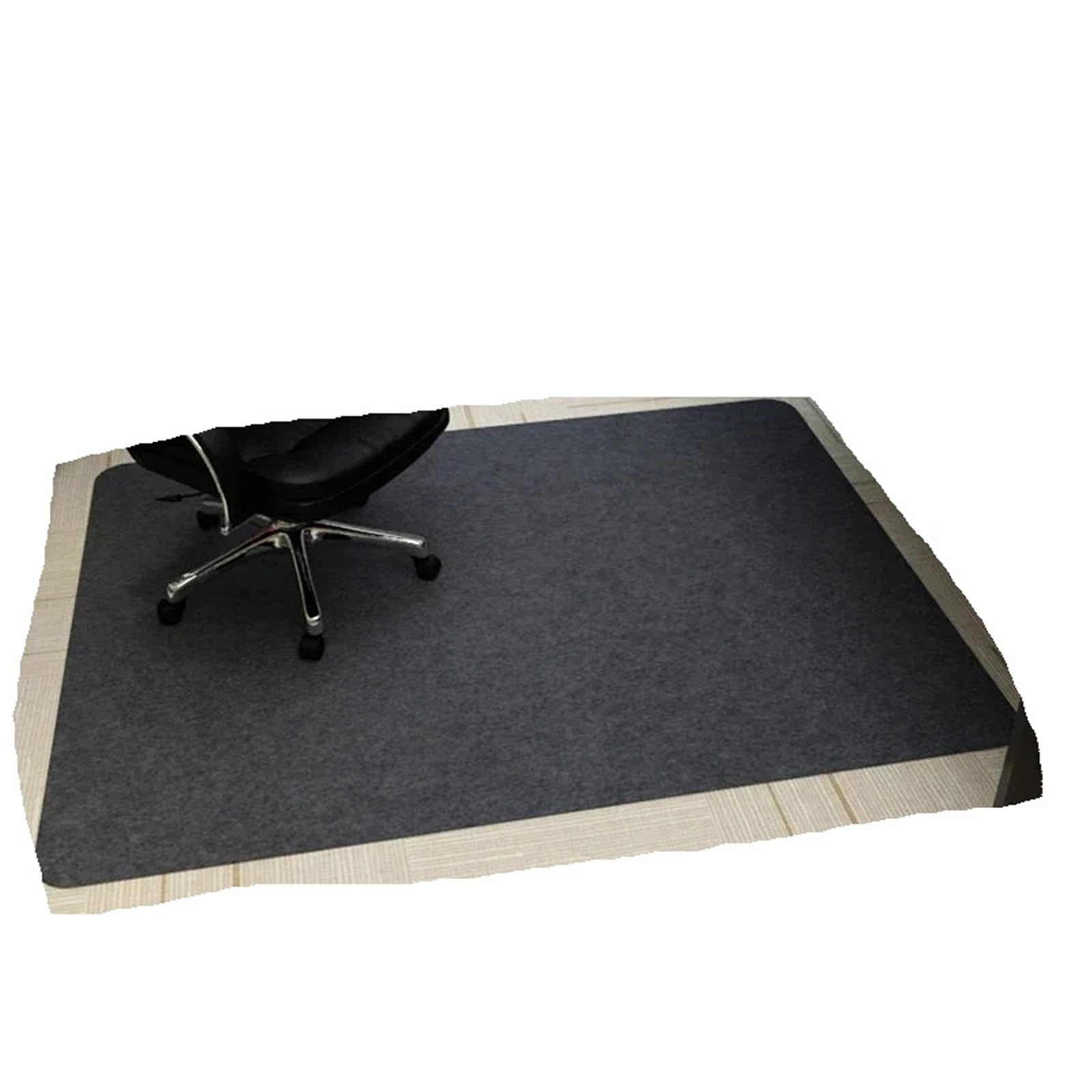Tapis de chaise pivotante 90x120cm de haute densité pour une protection sobre et élégante