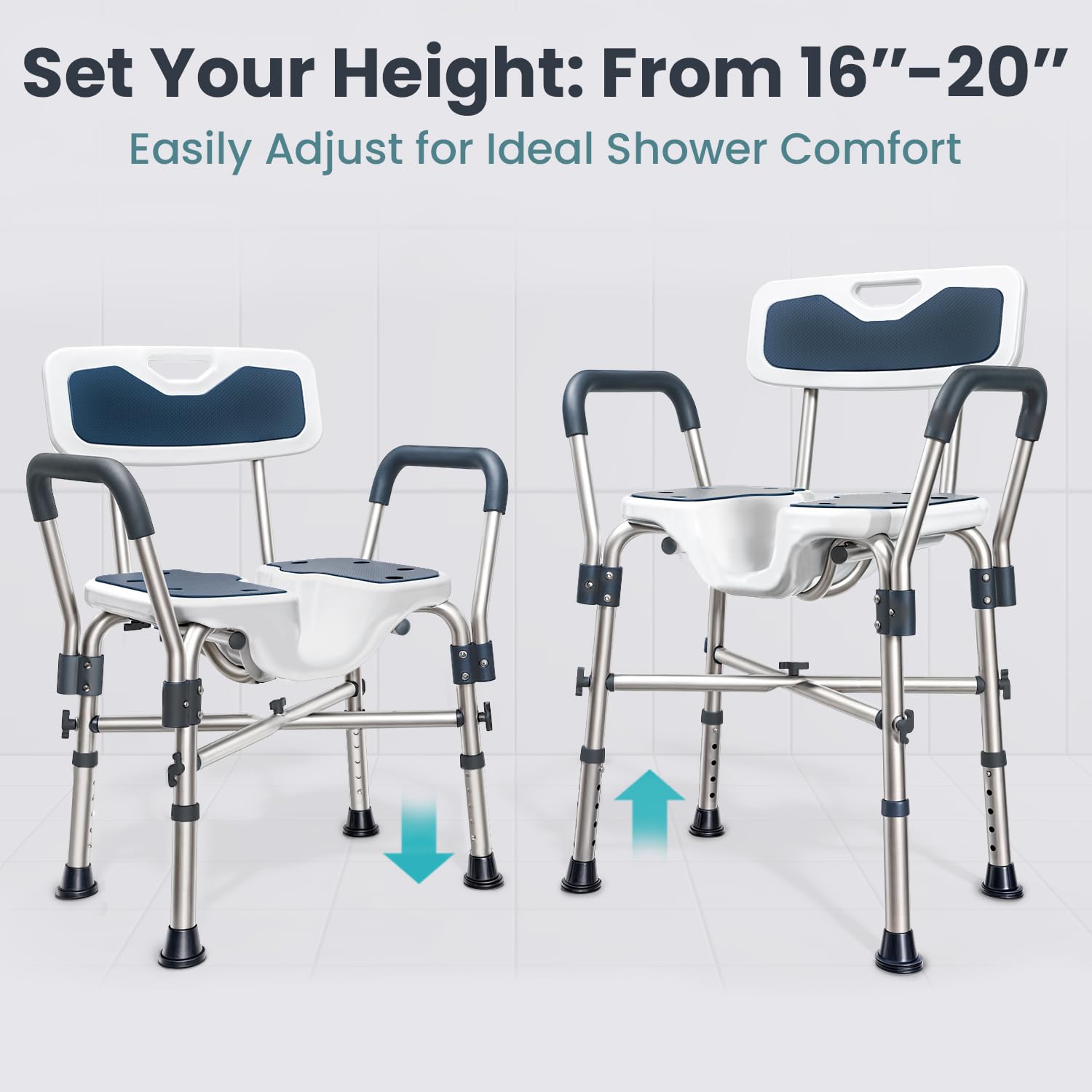 PELEGON Silla de Ducha - Asiento de Seguridad para baño - SCH2