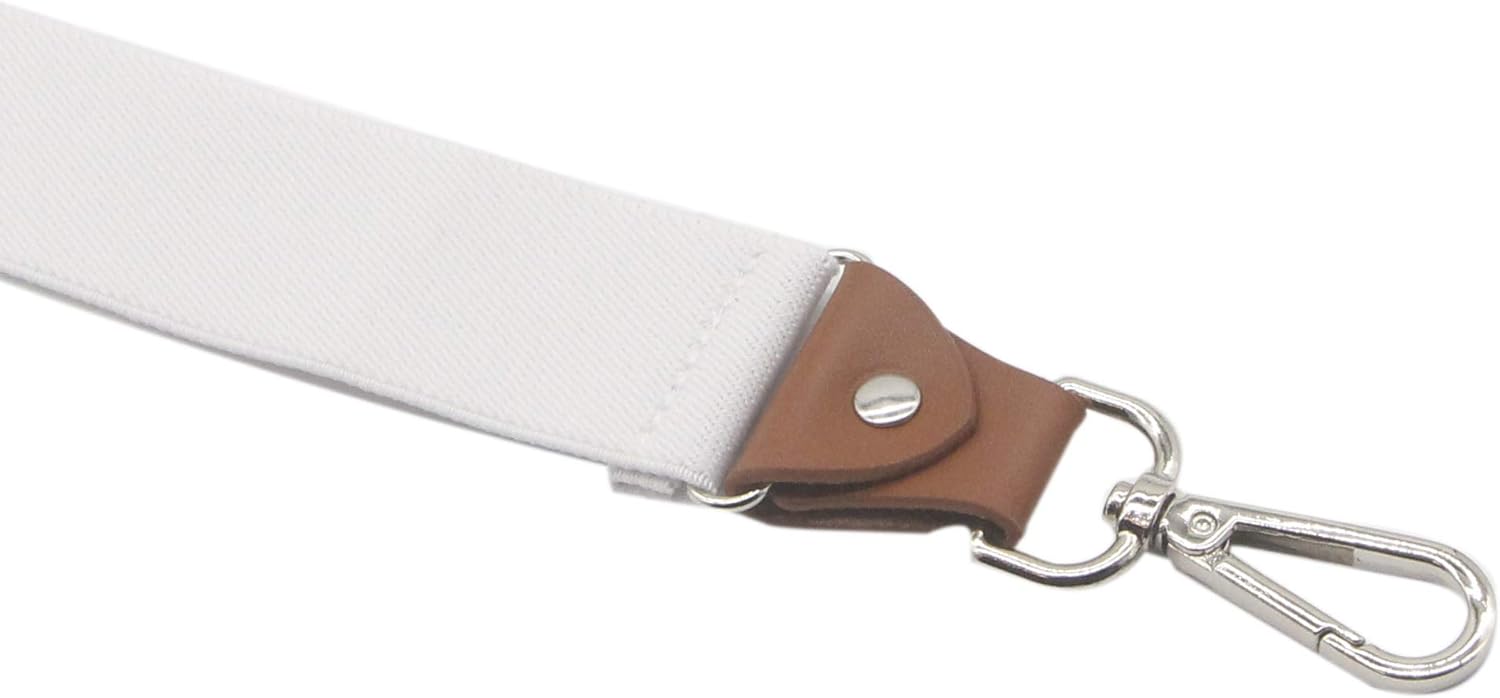 Mens Suspenders with 3 Swivel Hooks Belt Loops 1.4 Inch Wide Heavy Duty Adjustable Braces - Image 5