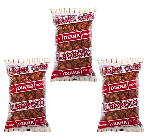 Diana Alboroto - Bocadillos de maíz, sabor a caramelo, delicioso maíz crujiente, aperitivos familiares saludables, sabrosos bocadillos, kosher, sin